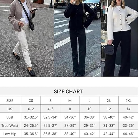 NWOT Button Cardigan Sweater Long Sleeve Soft Knit Jacket - Picture 5 of 7